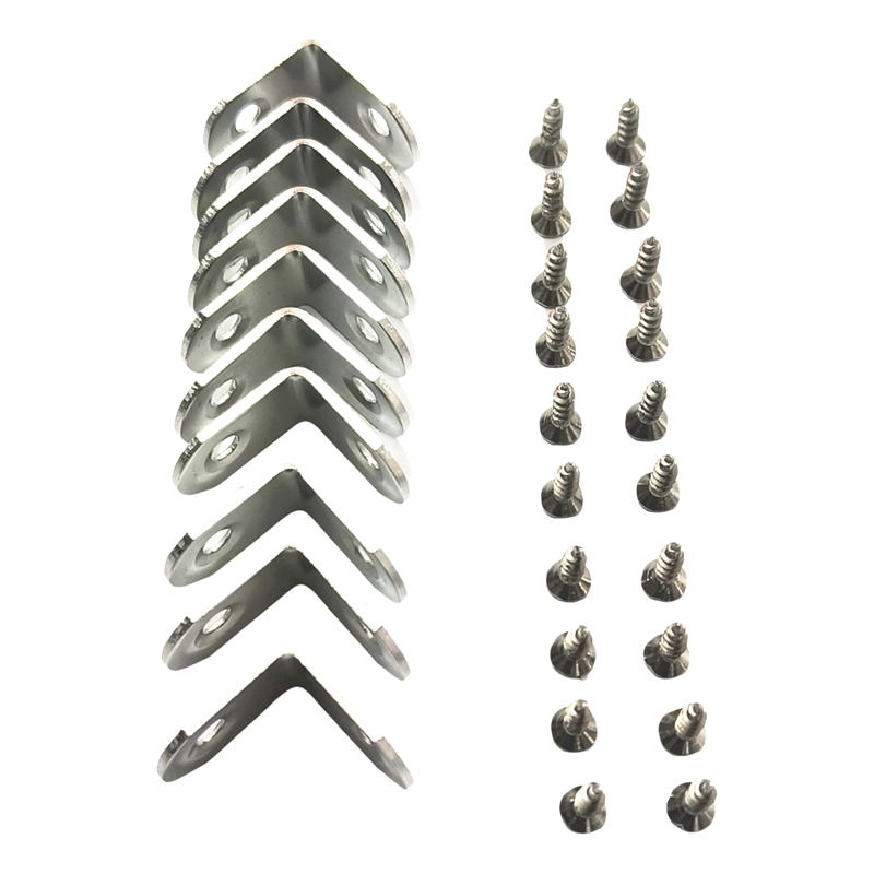 Woodworking X Brace - 10 × دعامة زاوية فولاذية على