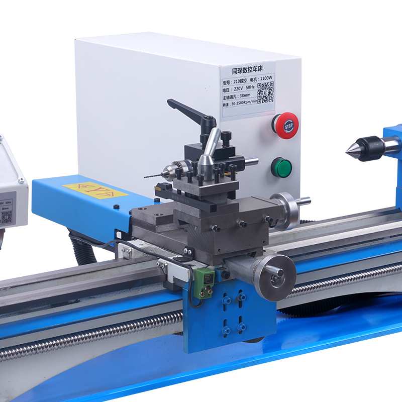 Woodworking Lathe Machine - مخرطة صغيرة 210 مخرطة باستخدام الحاسب