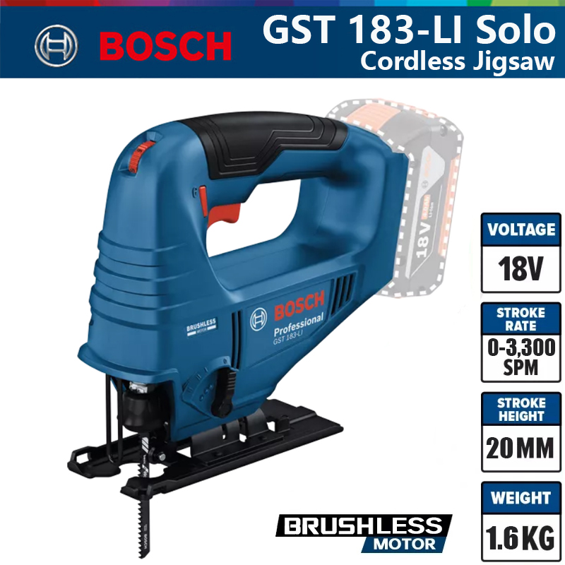 Woodworking Saw - منشار كهربائي احترافي بوش GST 183-LI
