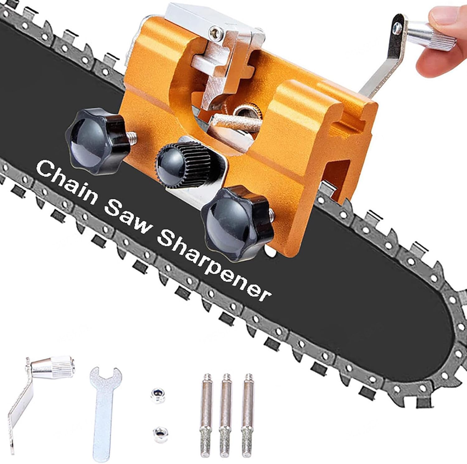 Woodworking Shops - أداة محمولة لشحذ شفرات المنشار السلسلي