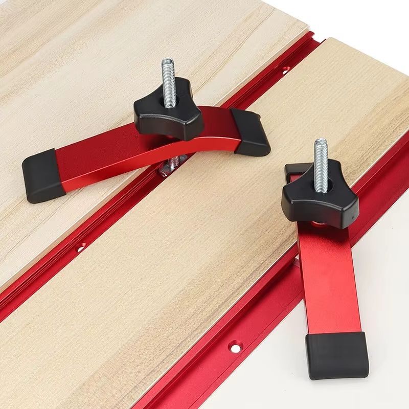 Woodworking Studio - مشبك تثبيت سريع المفعول من الألومنيوم،