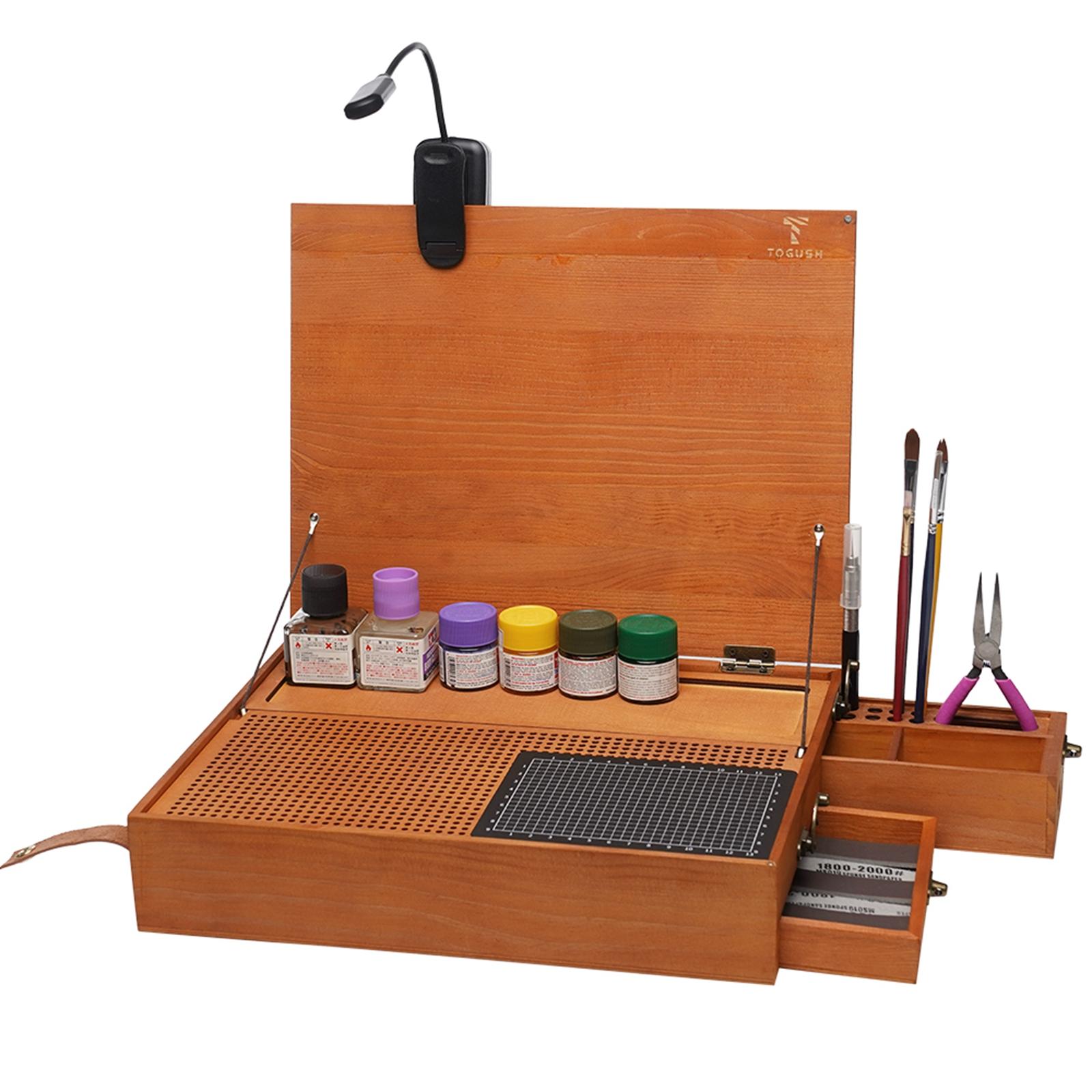 Woodworking Plans - طاولة عمل هواية لبناء النماذج، منظم