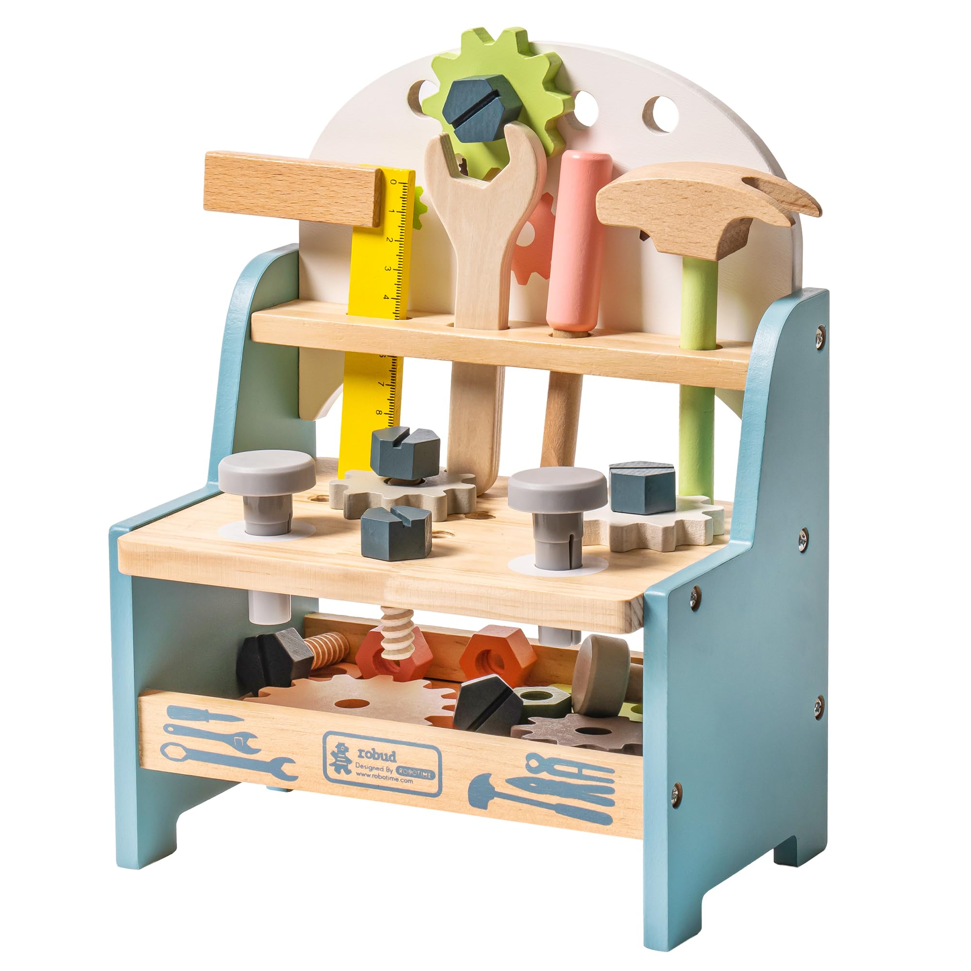 Woodworking Shops - مجموعة أدوات اللعب الخشبية المصغرة من