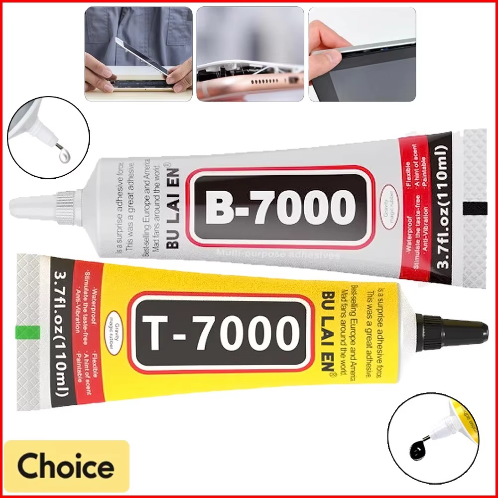 Woodworking Glue Applicator - لاصق B7000/T7000 شفاف لإصلاح شاشات الهواتف،