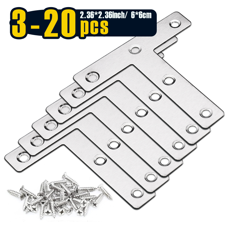 Woodworking X Brace - 3-20 قطعة، لوحة إصلاح على شكل