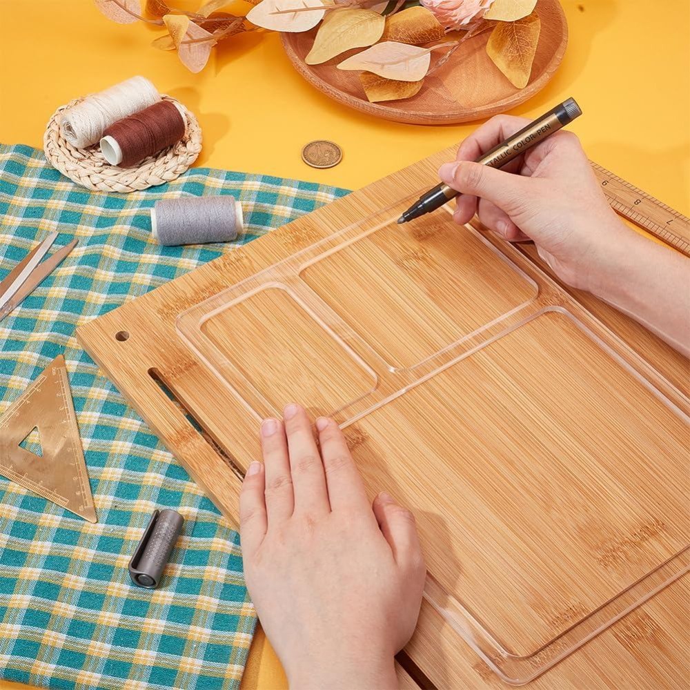 قالب راوتر أكريليك شفاف مستطيل - مراجعة Woodworking Templates وسعره