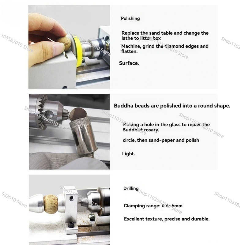 ماكينة خراطة صغيرة - أداة نجار - مراجعة Woodworking Lathe Machine وسعره