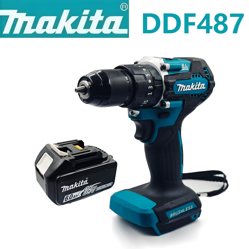 ماكيتا DDF487 مثقاب لاسلكي 18  - مراجعة Makita Drill Ddf484 وسعره