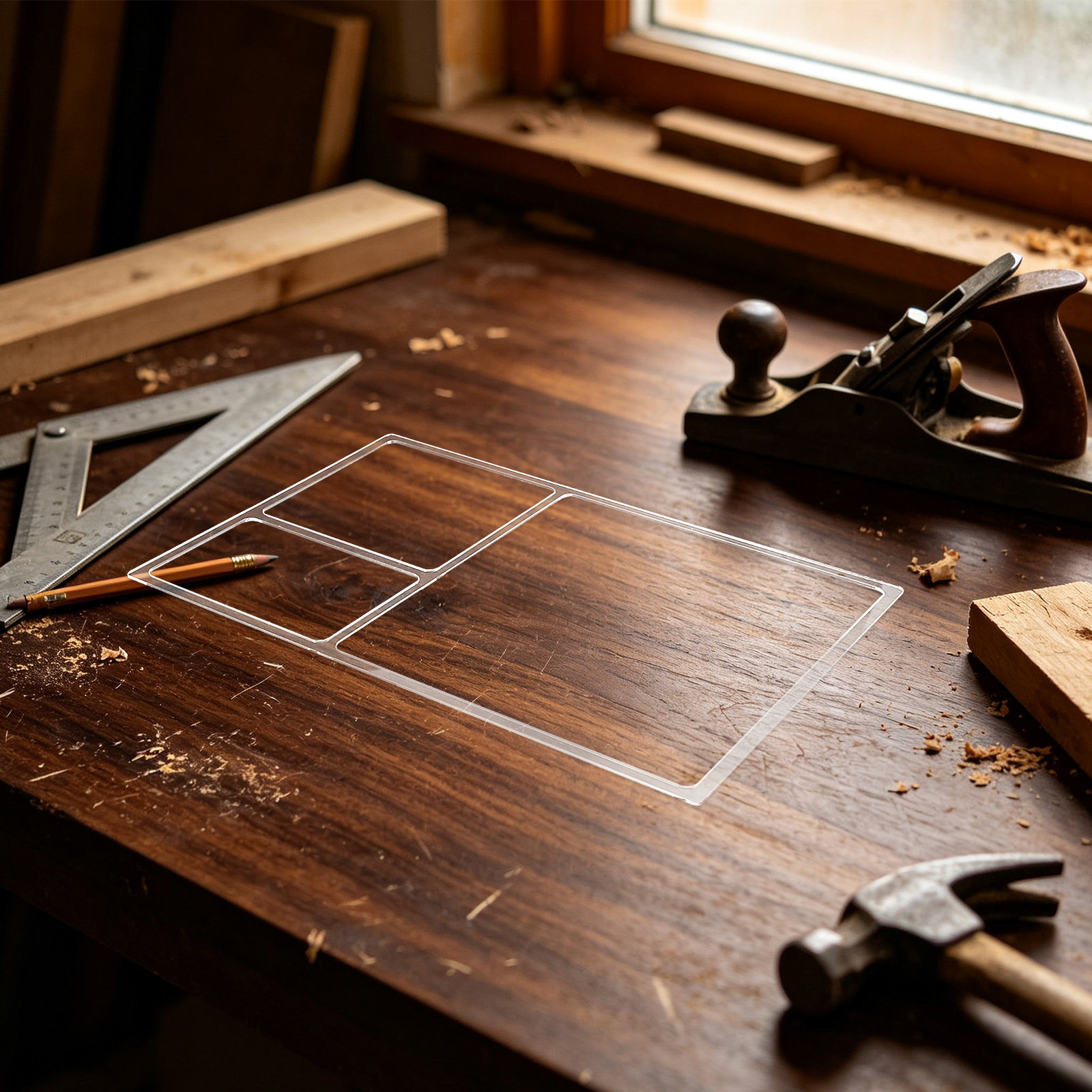 قالب راوتر أكريليك شفاف للنجار - مراجعة Woodworking Templates وسعره