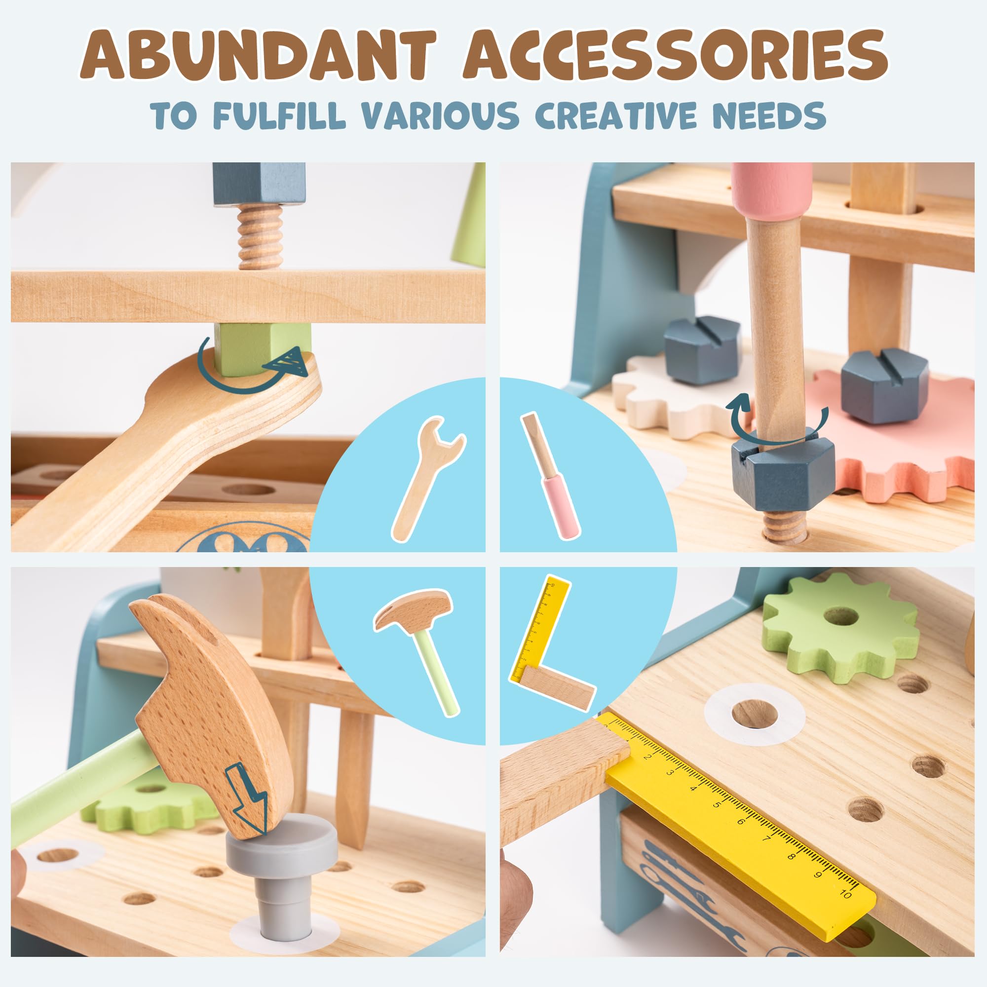 مجموعة أدوات اللعب الخشبية الم - مراجعة Woodworking Shops وسعره