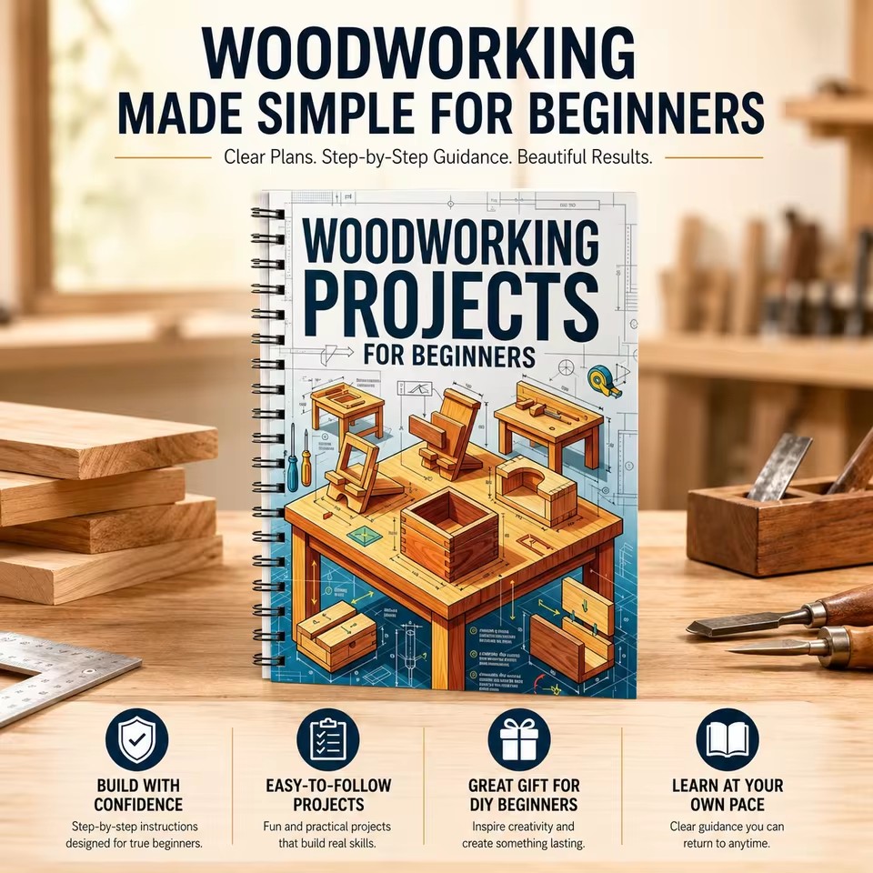 خطط سهلة للنجارة للمبتدئين، دل - مراجعة Woodworking Ideas For Beginners وسعره