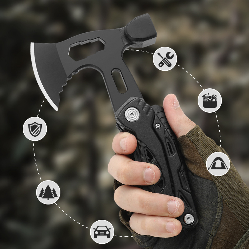 التخييم متعددة الوظائف سكين صغ - مراجعة Woodworking Hatchet وسعره